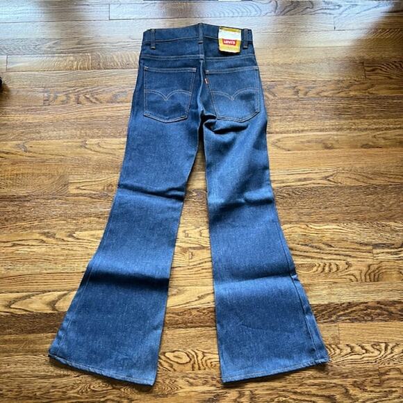 VTG 80s Deadstock NOS Levi's 684 Big Bells Denim Jeans 28x31 Orange Tab USA